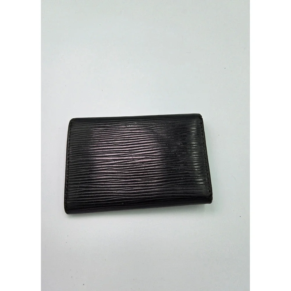 Louis Vuitton Epi Leather Black Key Holder Wallet Authentic